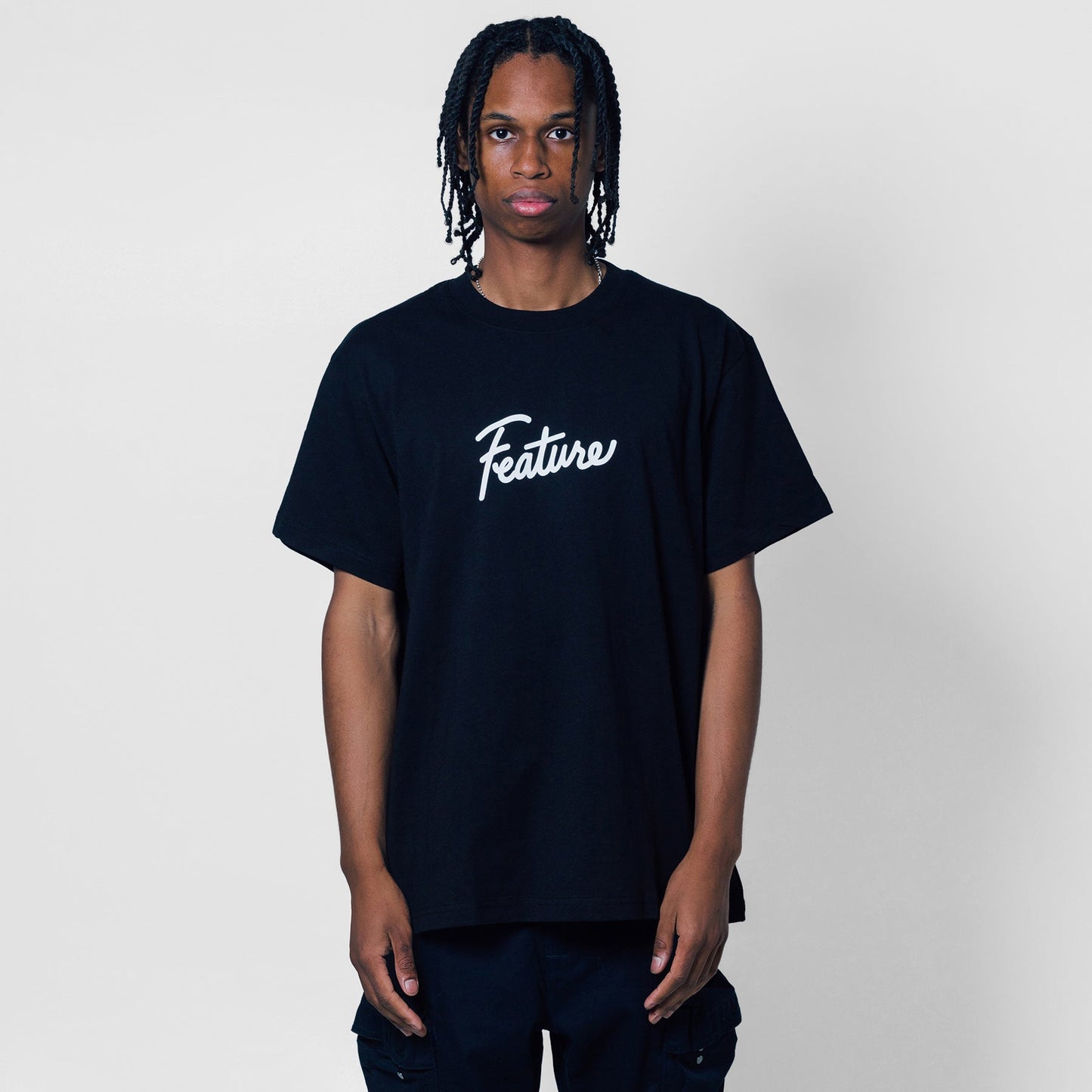 Script Tee - Huckleberry
