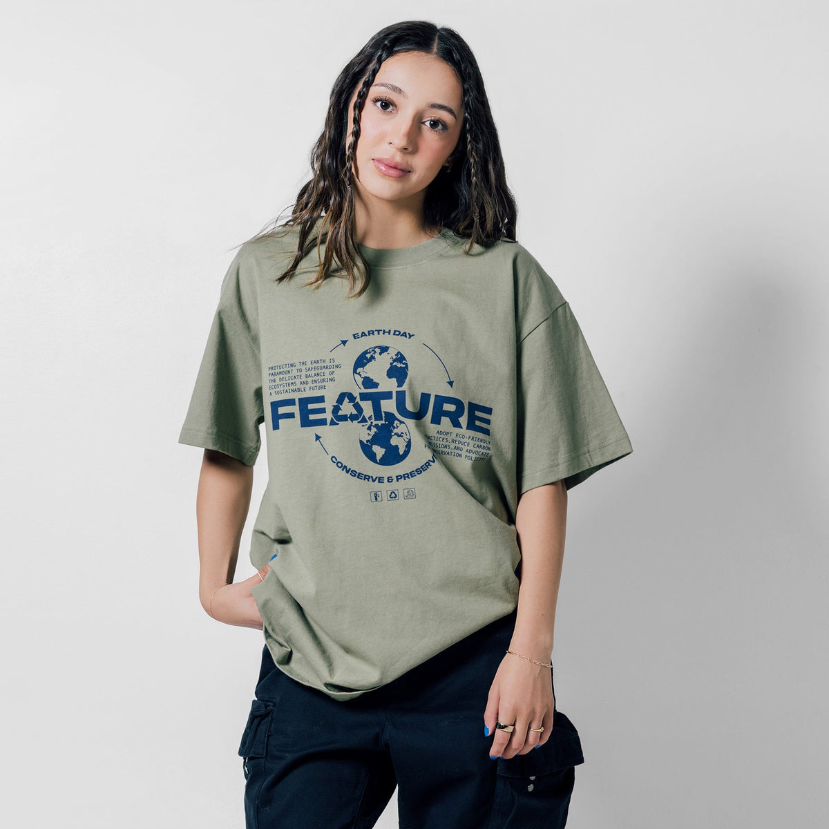 Sustained Earth Tee - Oatmeal