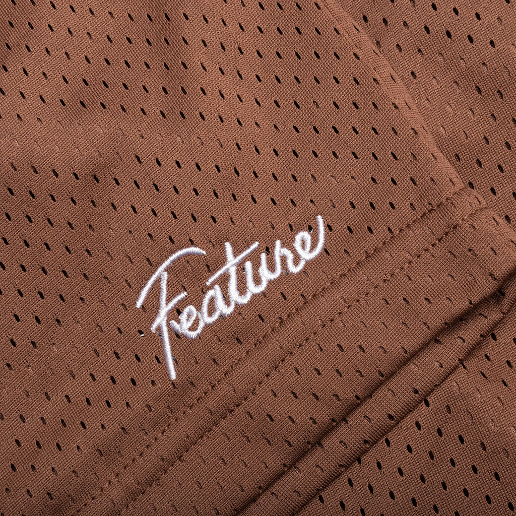 West Mesh Shorts - Brown
