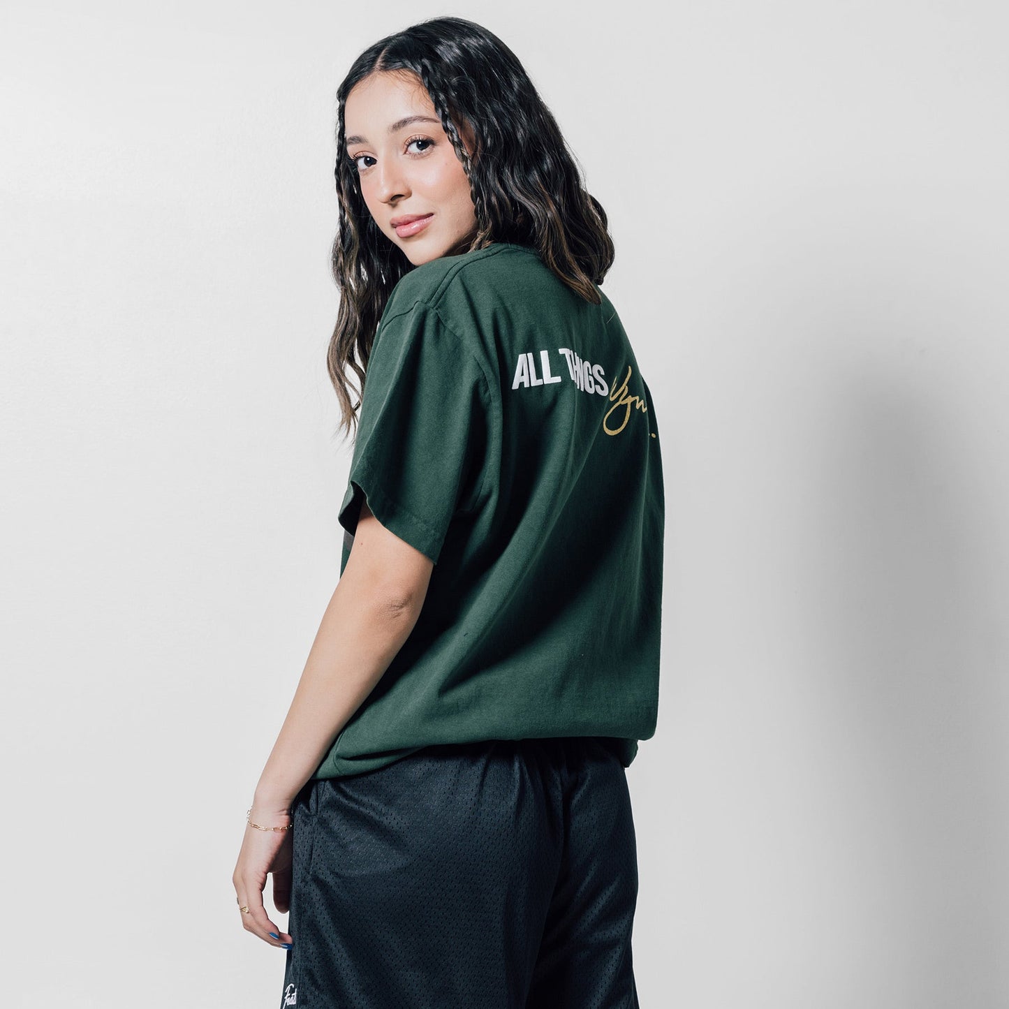 Feature x Wynn Logo Lock Up Tee - Black