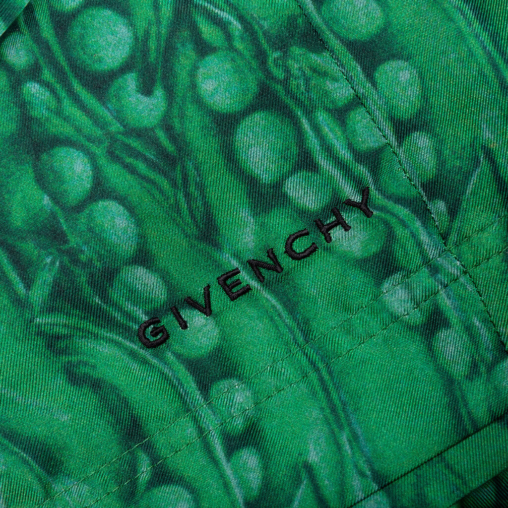 Formal Elasticated Shorts - Green