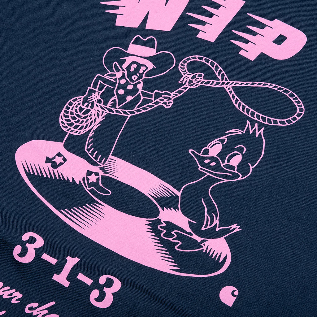 Friendship S/S T-Shirt - Air Force Blue/Light Pink