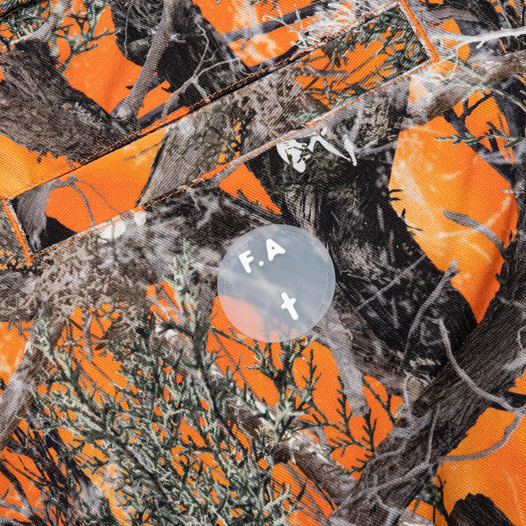 Camo Leisure Pant - Orange Camo