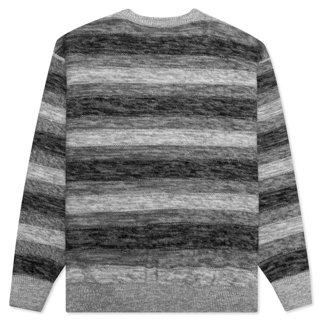 Gradient Knit Sweater - Black/Grey