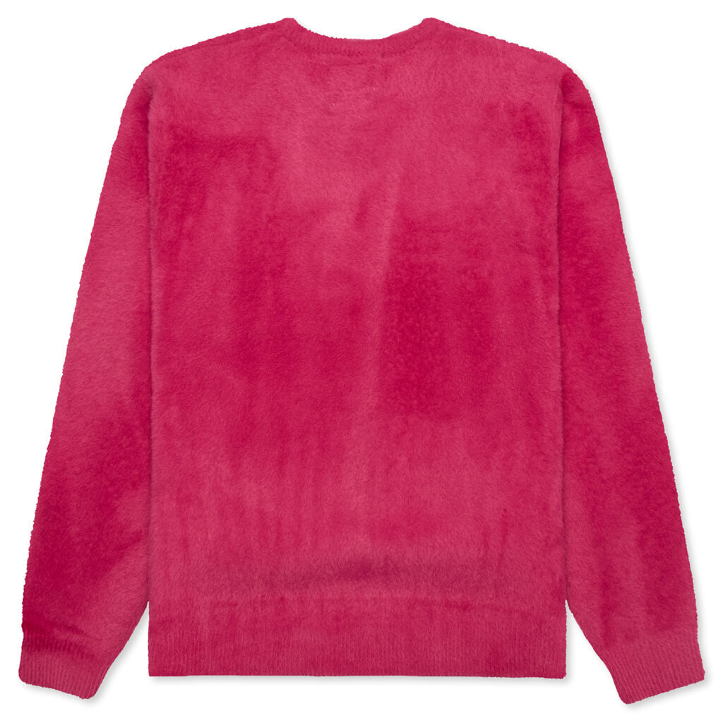 Fuzz L/S Knit - Carmine