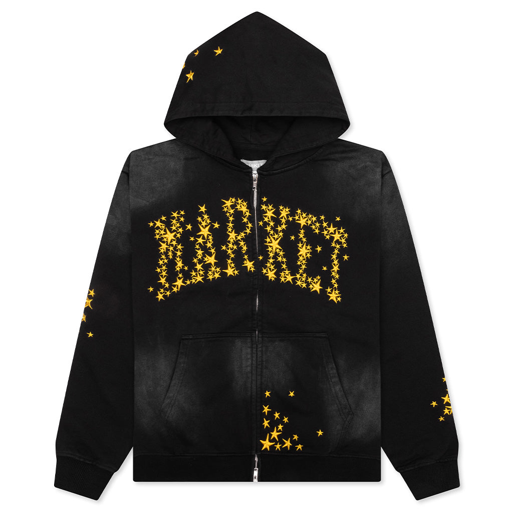 Galaxy Arc Zip Hoodie - Pirate Black