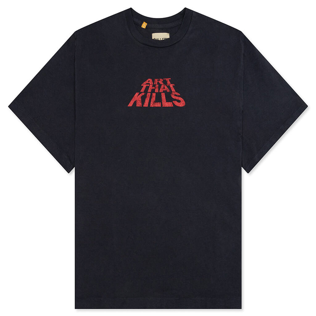 Art That Kills Stack Logo Tee - Washed Black