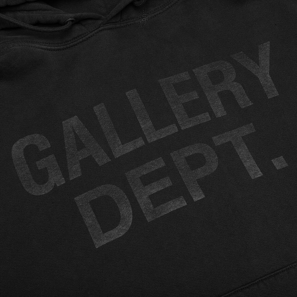 Center Logo Hoodie - Black