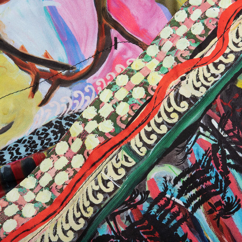 Long Print Shorts - Multicolored