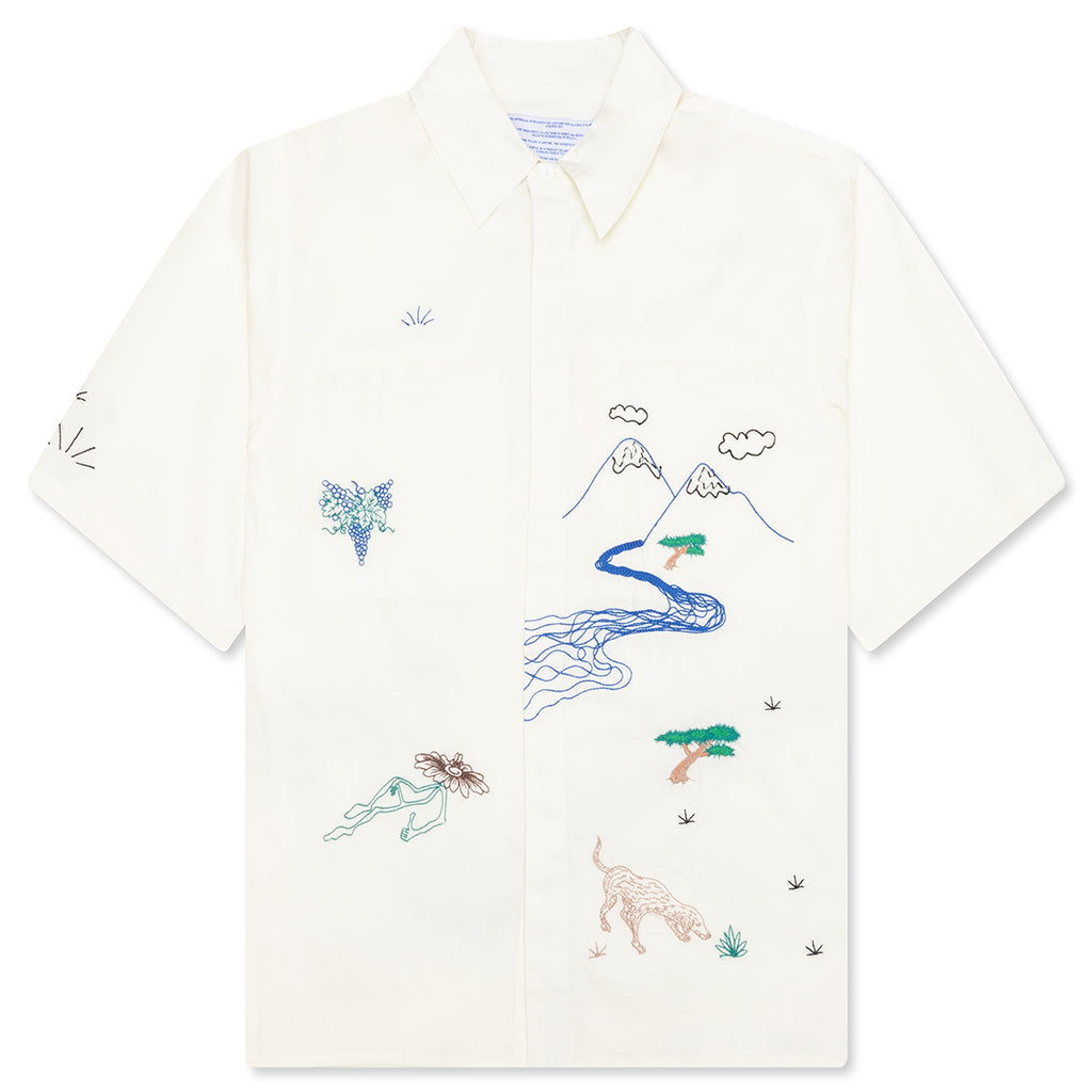 Good Thoughts Button Up - Birch