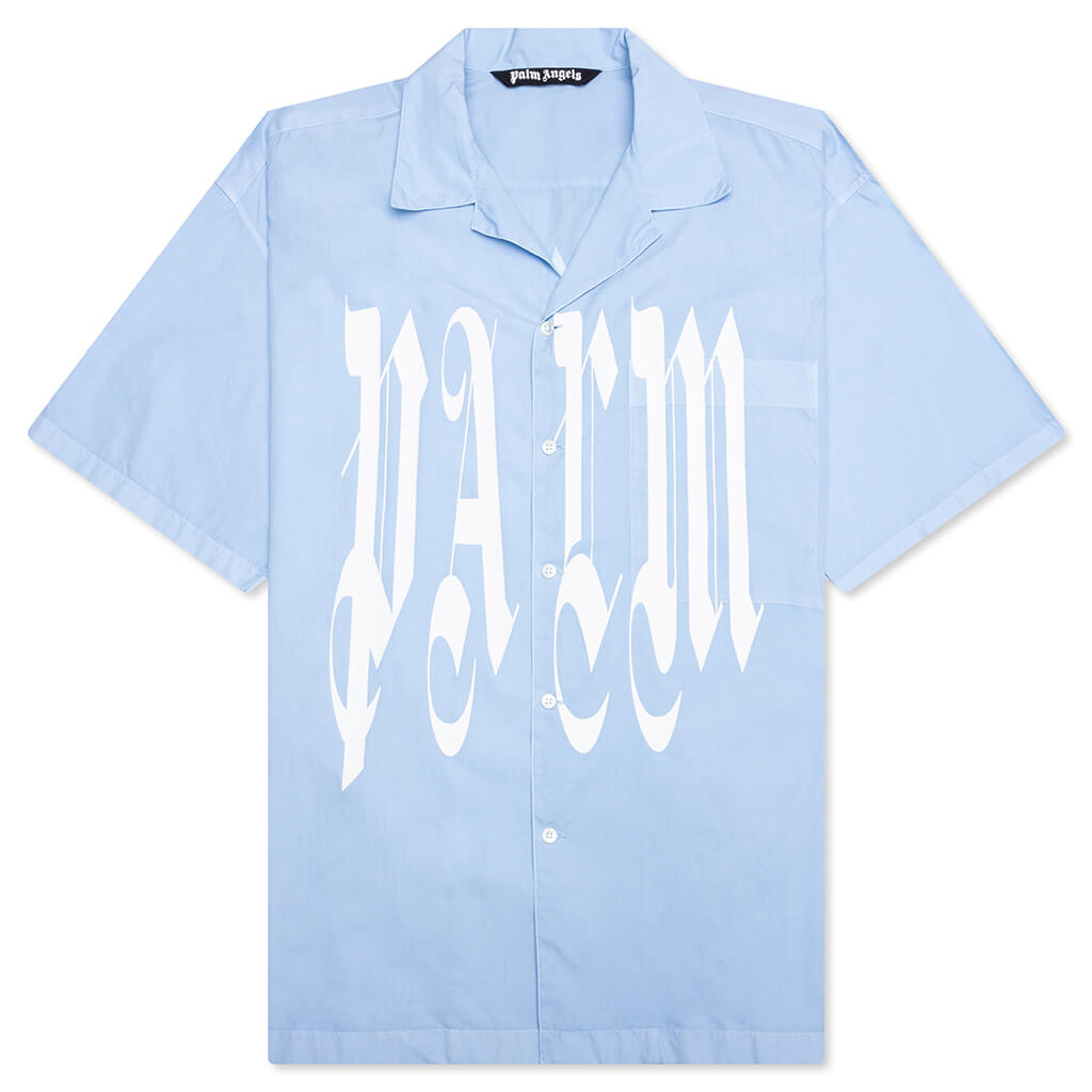 Gothic Logo Shirt S/S - Light Blue