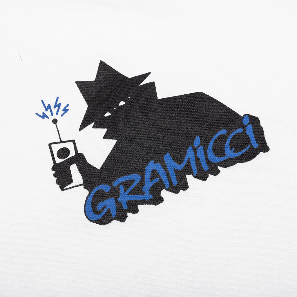 Real Bad Man x Gramicci Records L/S Tee - White