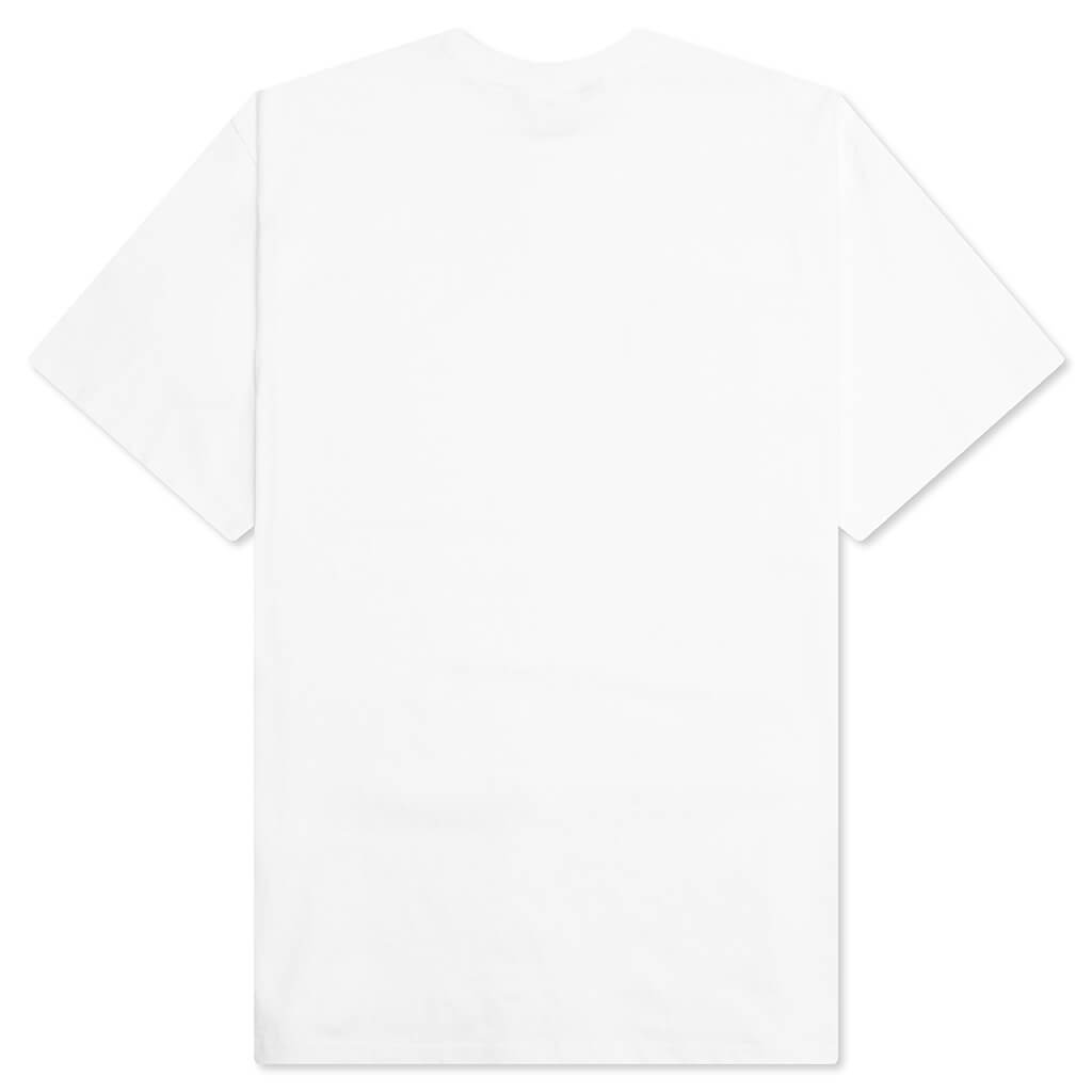 Gray Horizon S/S Knit Oversized Fit Shirt - White