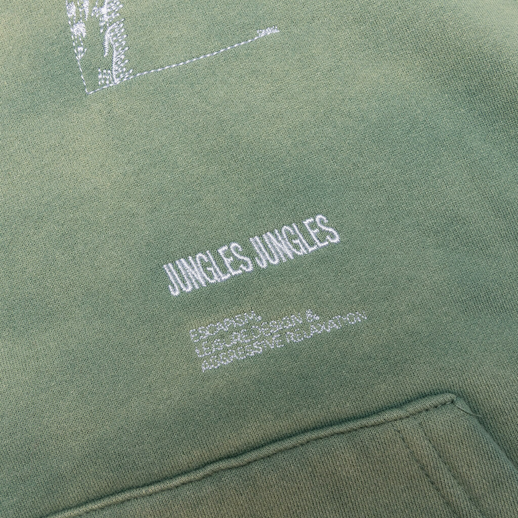 Hard Times Never Last Hoodie - Green