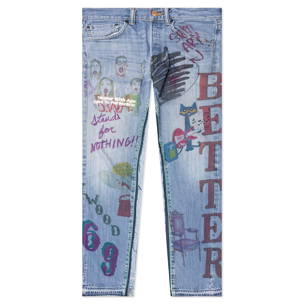 Harrison Double-Wide Denim - Indigo