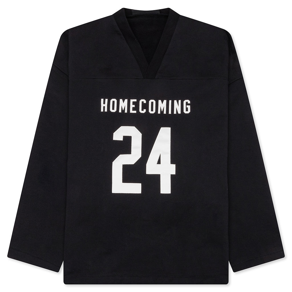 Heavy Fleece Hockey Jersey - Black