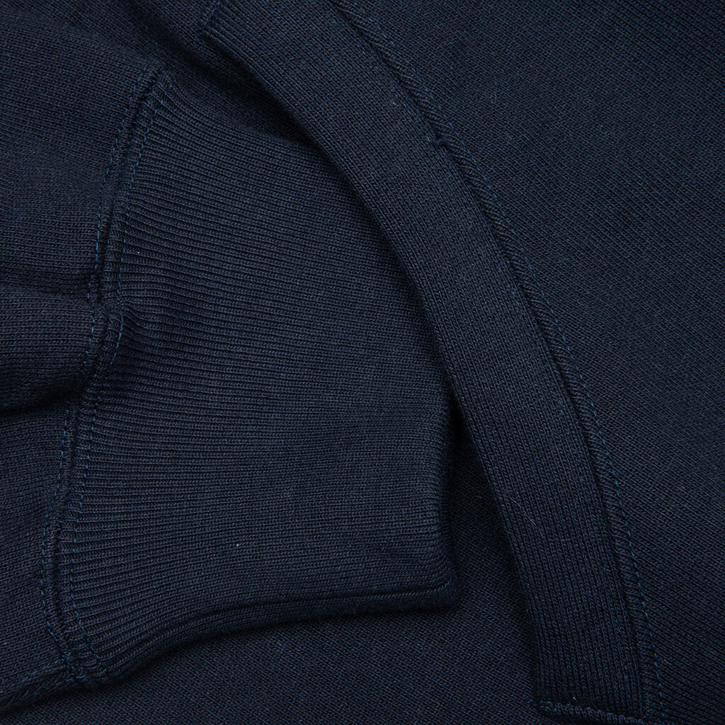 Heavyweight Full Zip Hooded Sweatshirt Type 2 - Navy
