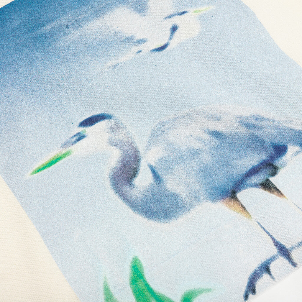 Censored Heron Hoodie - White/Light
