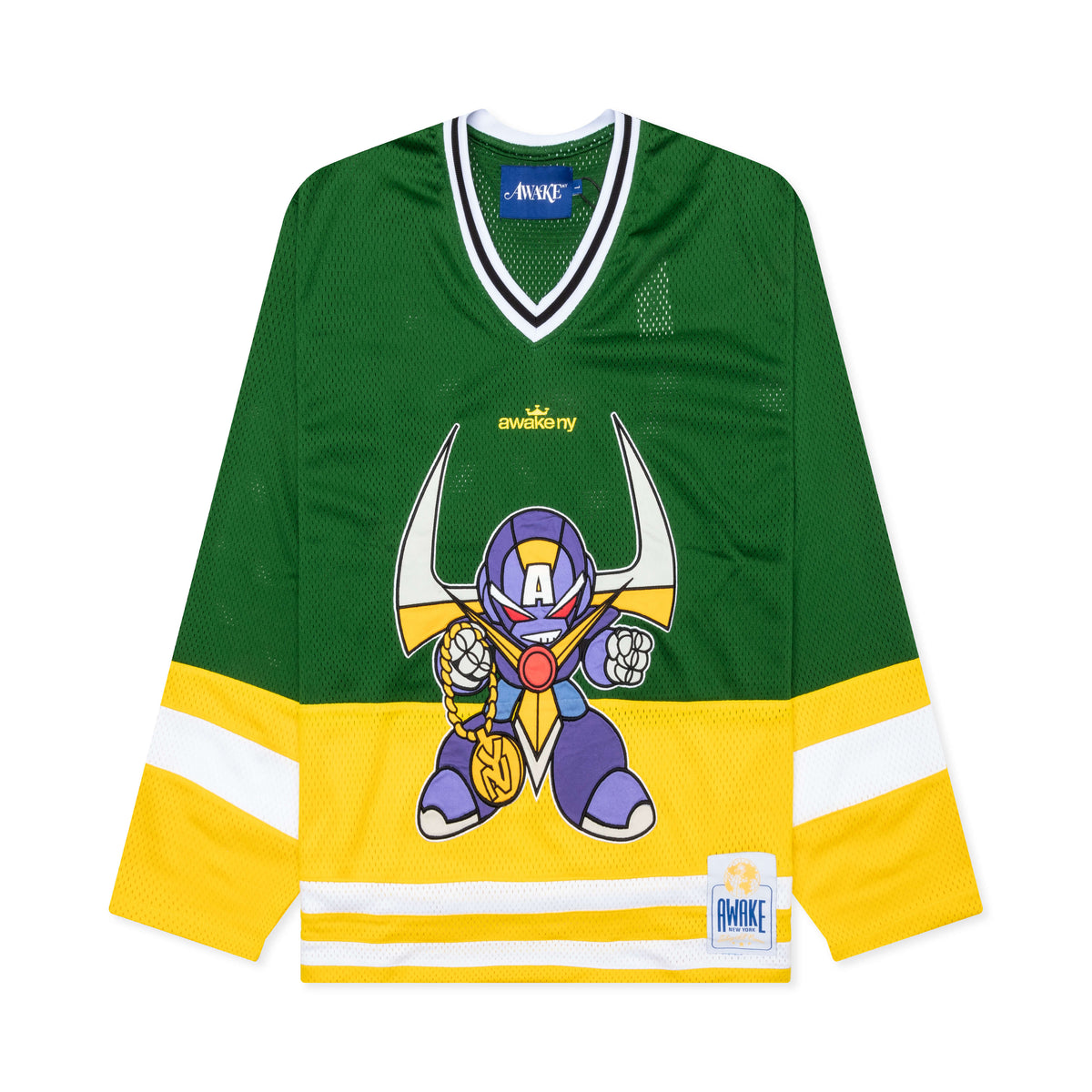 Mesh Hockey Jersey - Green Multi