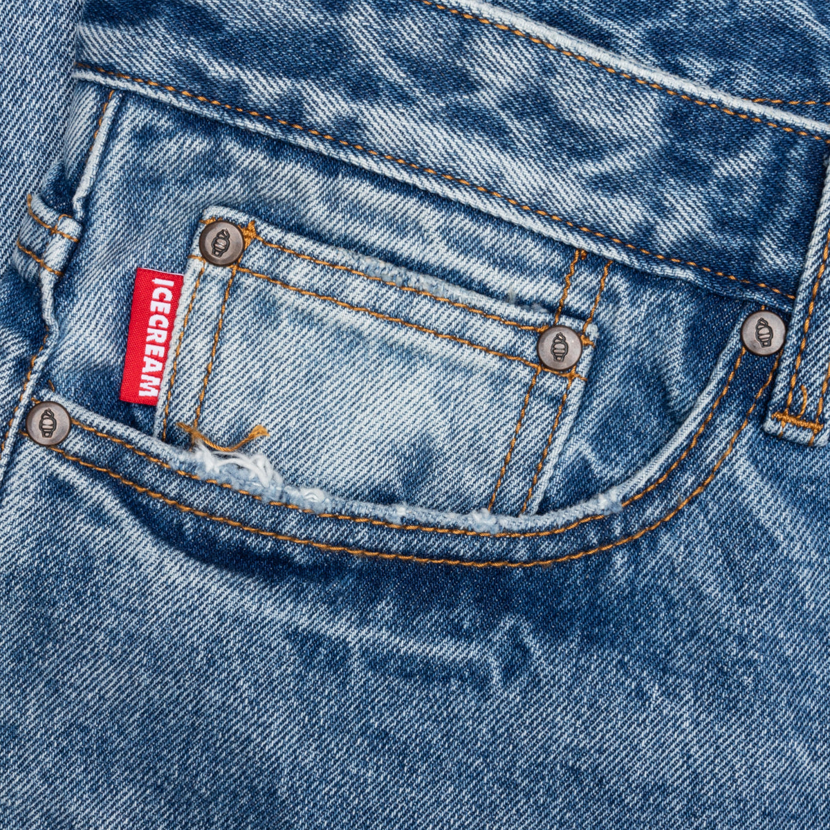 Icecream Icing Strawberry Fit Jeans - Lactose