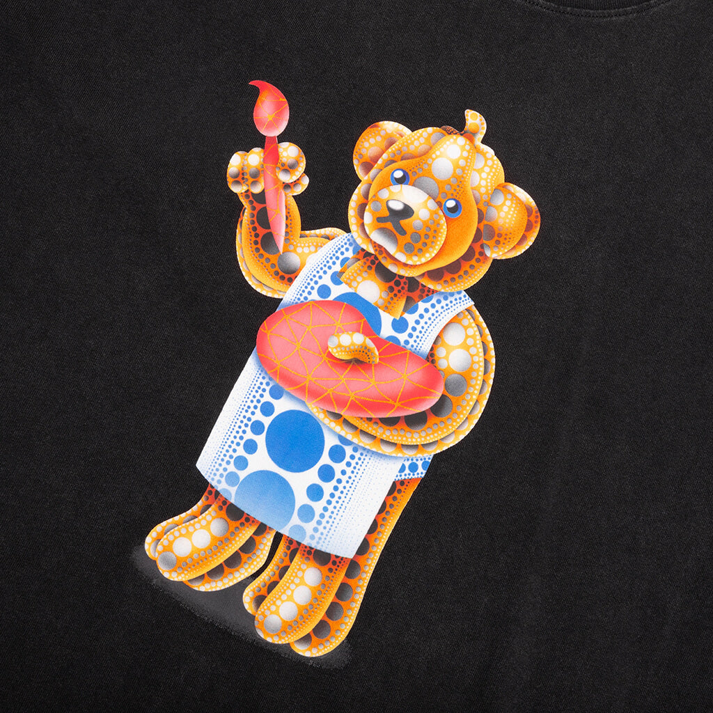 Infinity Bear T-Shirt - Washed Black