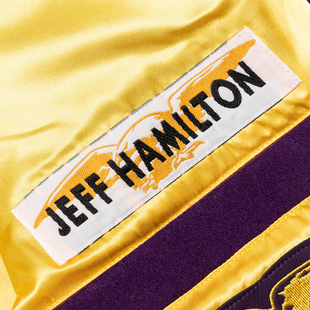 Wool & Leather Varsity Jacket - Lakers