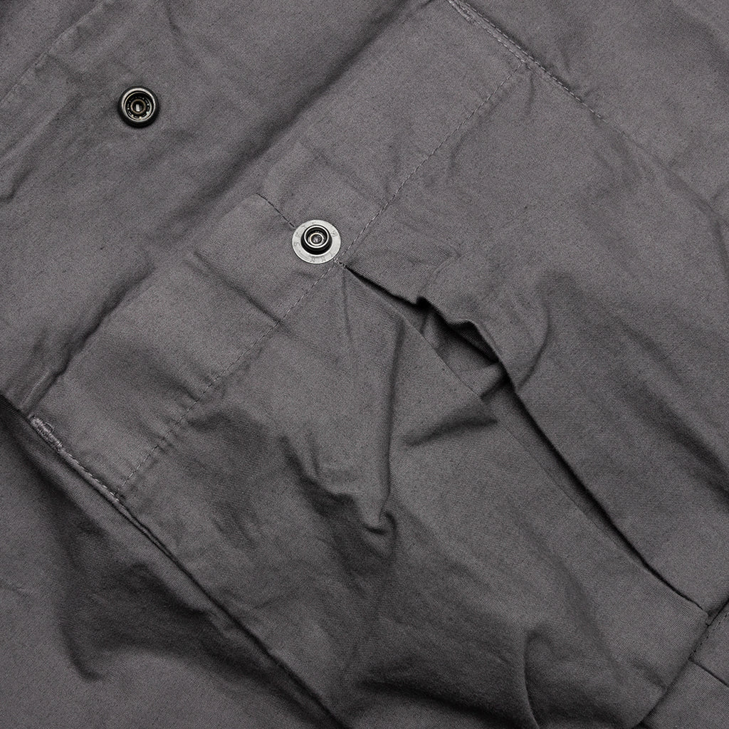 Back Sateen Cargo Pants - Charcoal