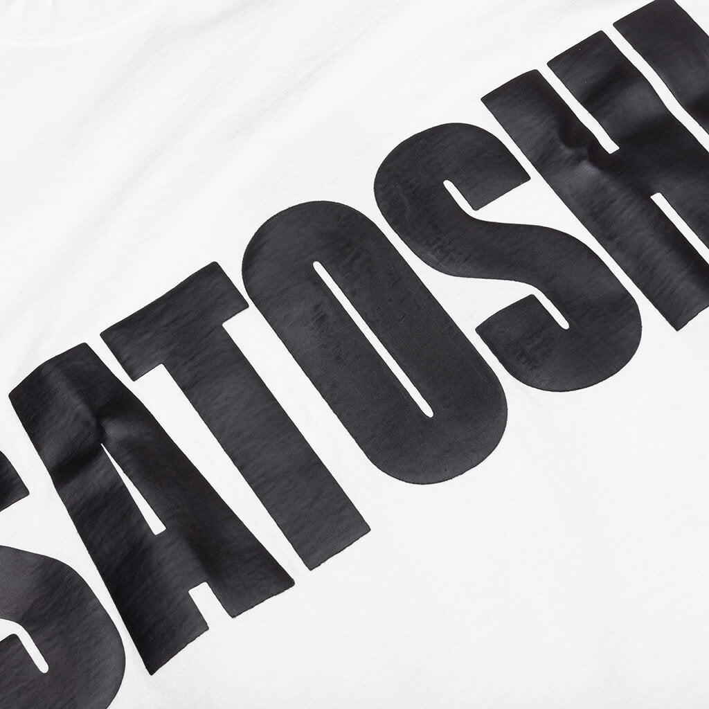 Jumbo Font Oversized Tee - White
