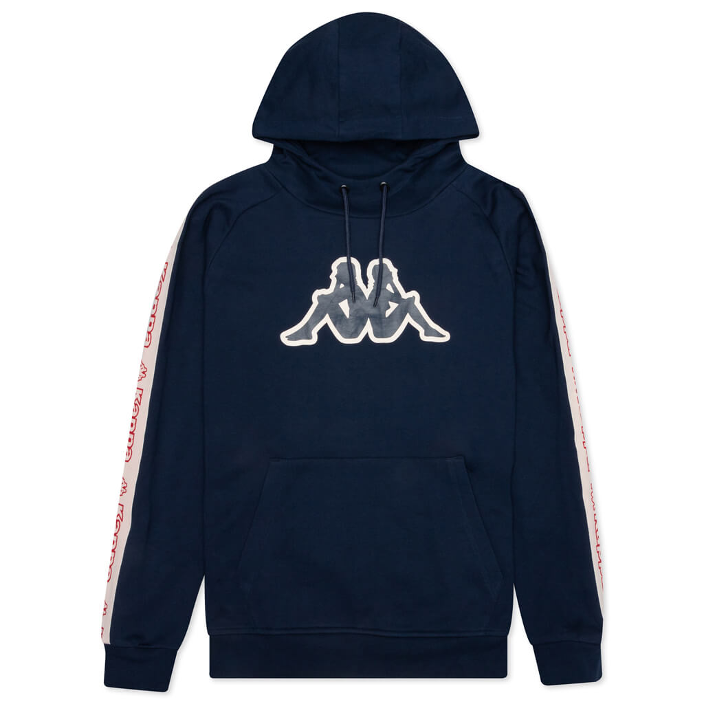 Logo Tape Apet 2 Hoodie - Blue Navy/Light Pink