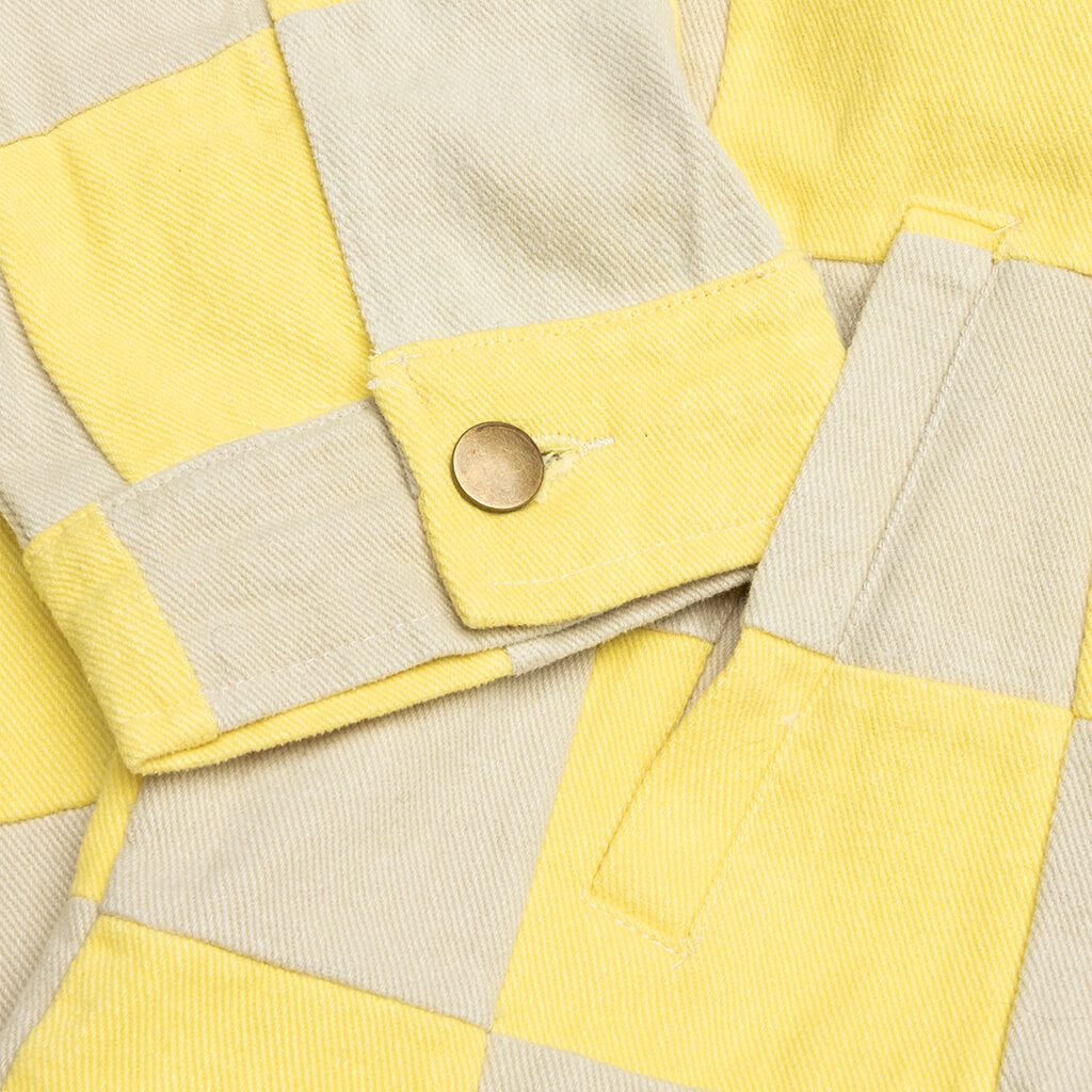 Checkered Top - Yellow