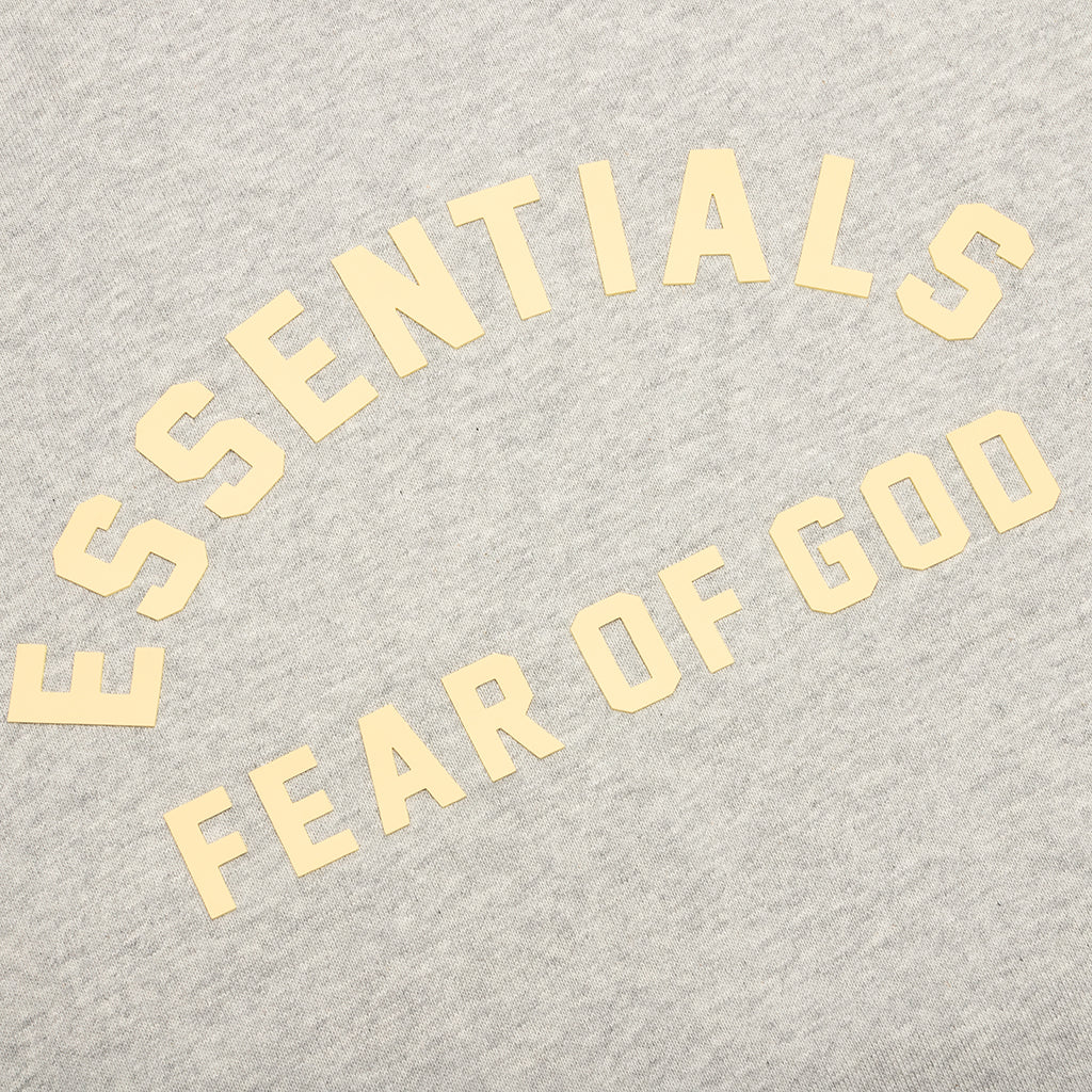 Kid's Heavy Jersey Crewneck T-Shirt - Light Heather Grey