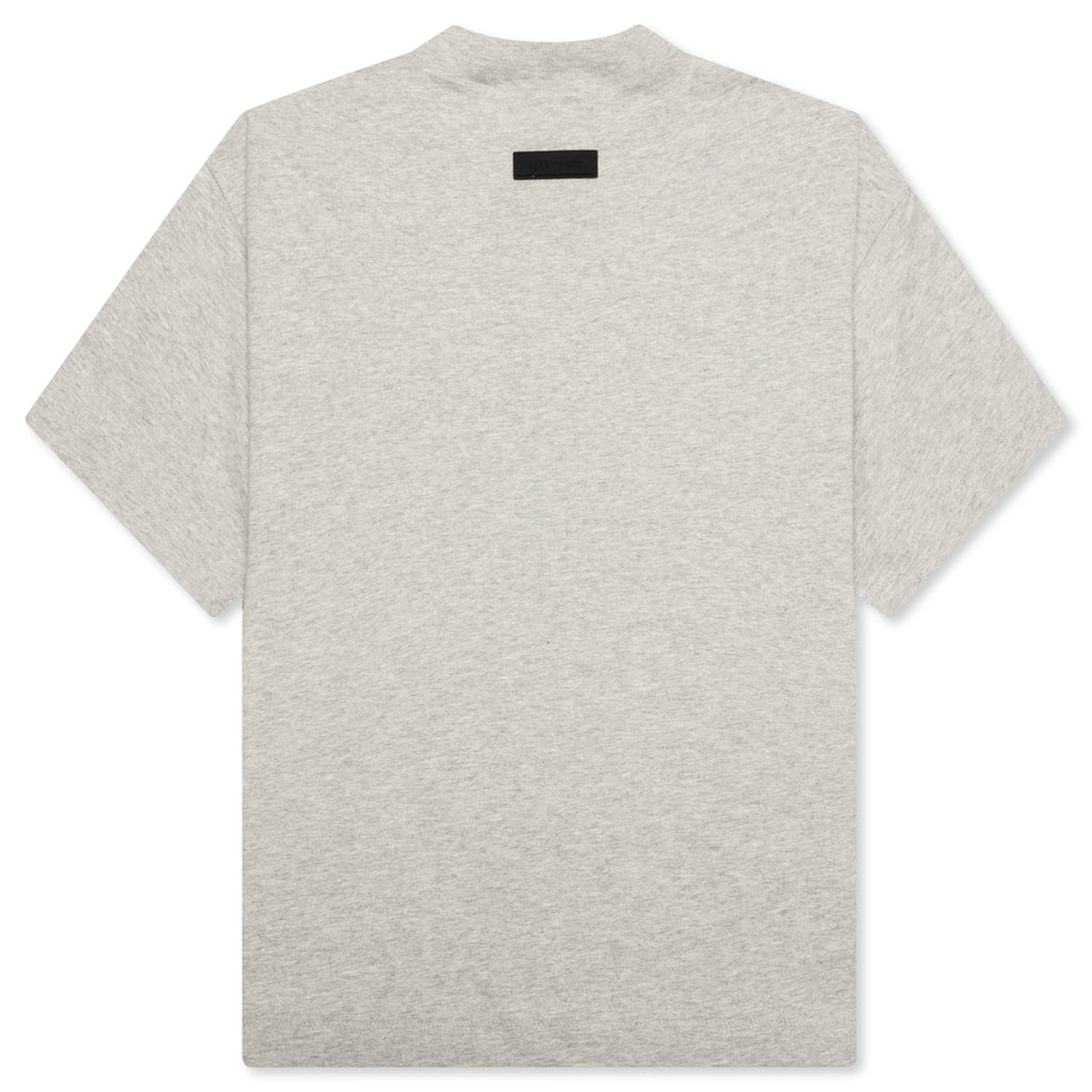 Kid's Crewneck T-Shirt - Light Heather Grey