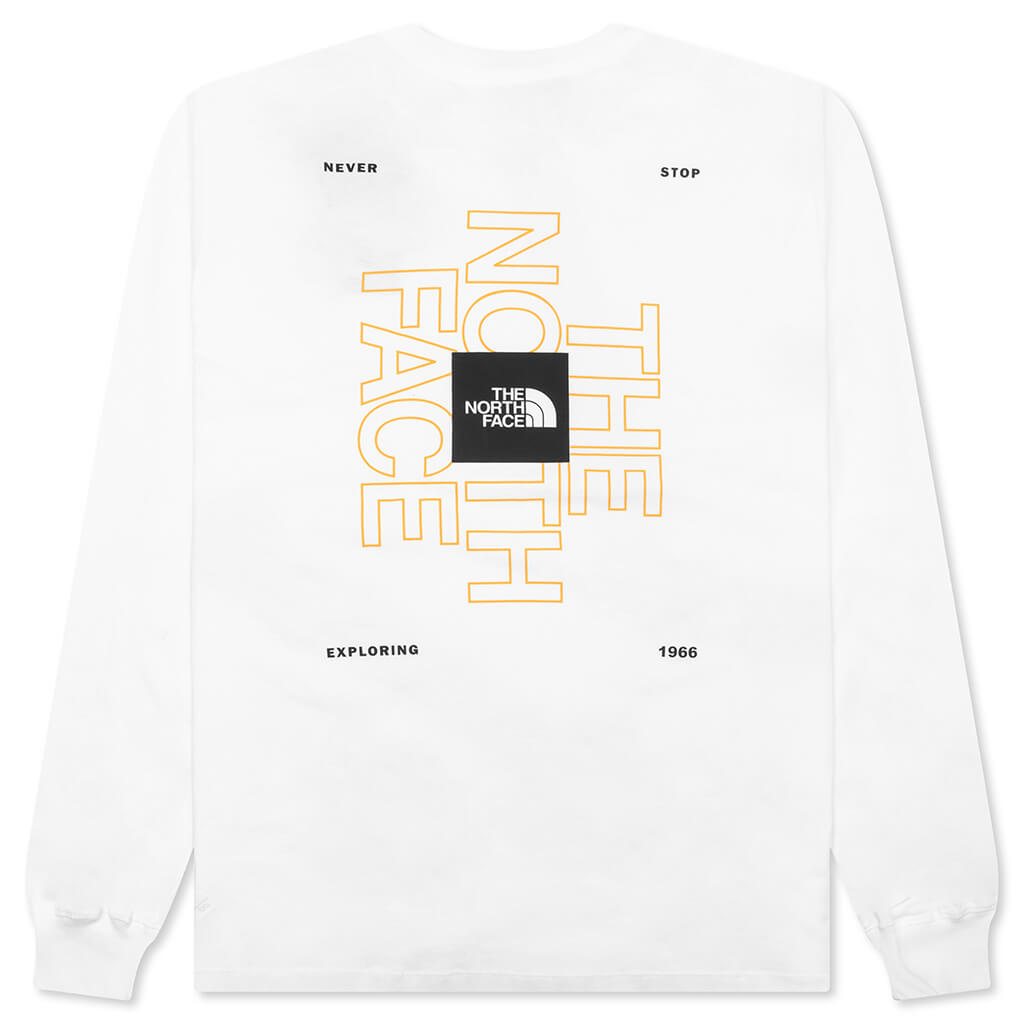 L/S Brand Proud Tee - TNF White/Art