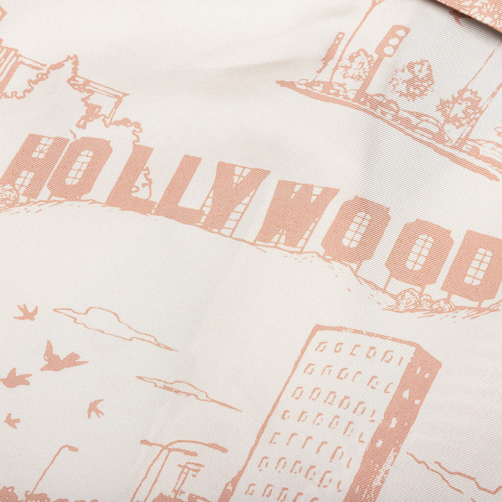 LA Landmark Bowling Shirt - Alabaster