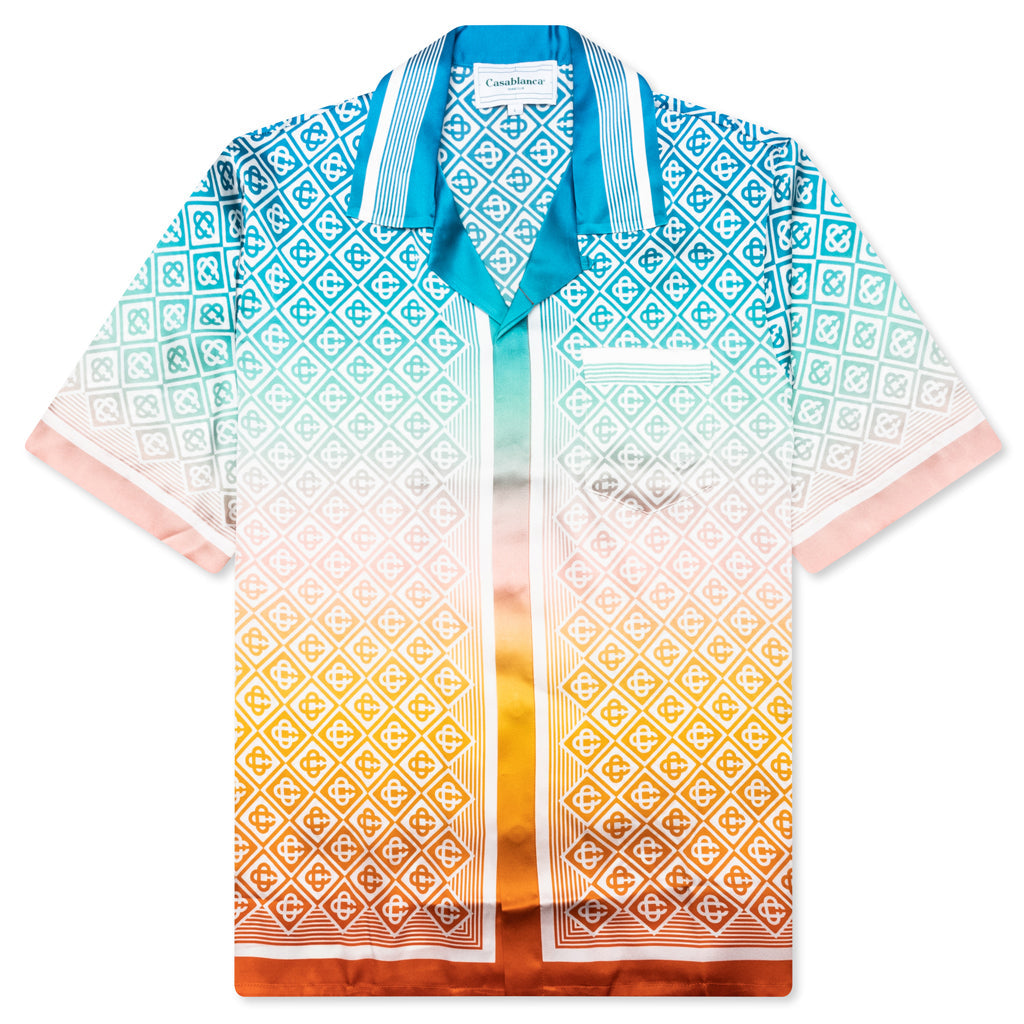 Silk Shirt - Diamond Monogram Degrade