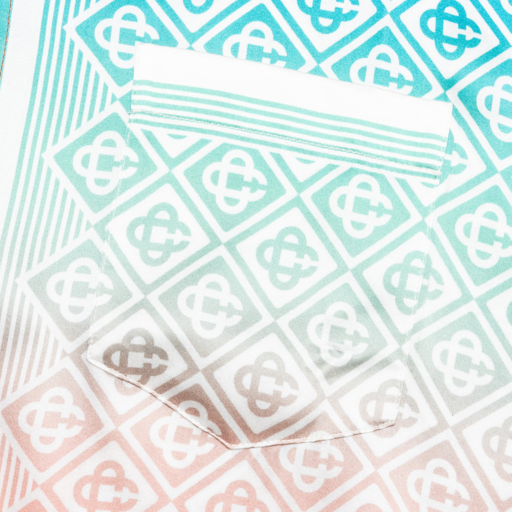 Silk Shirt - Diamond Monogram Degrade