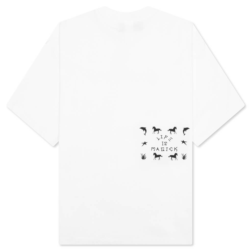 Life Is Magick Tee - White