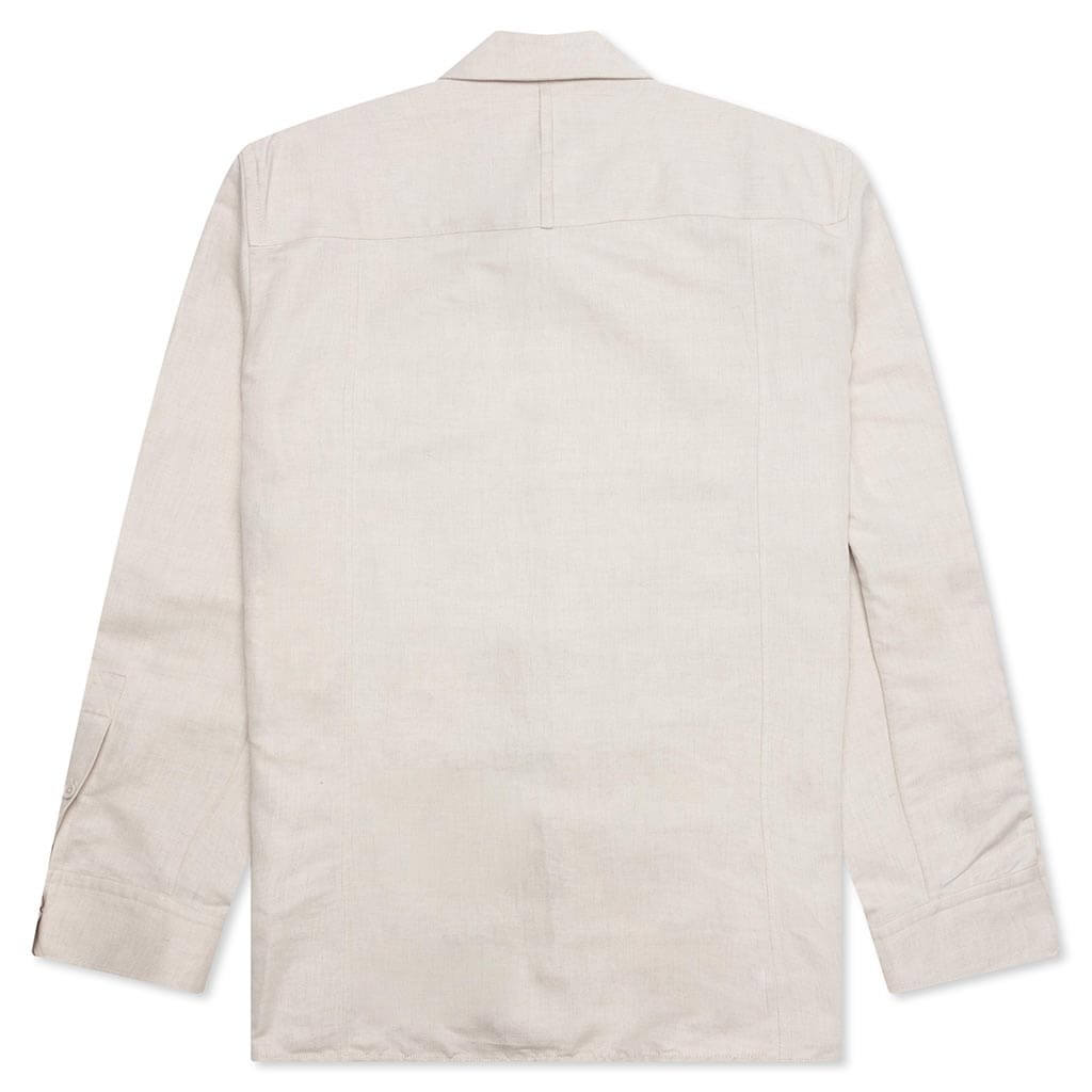 Cotton-Linen Cargo Shirt - Twill/Natural