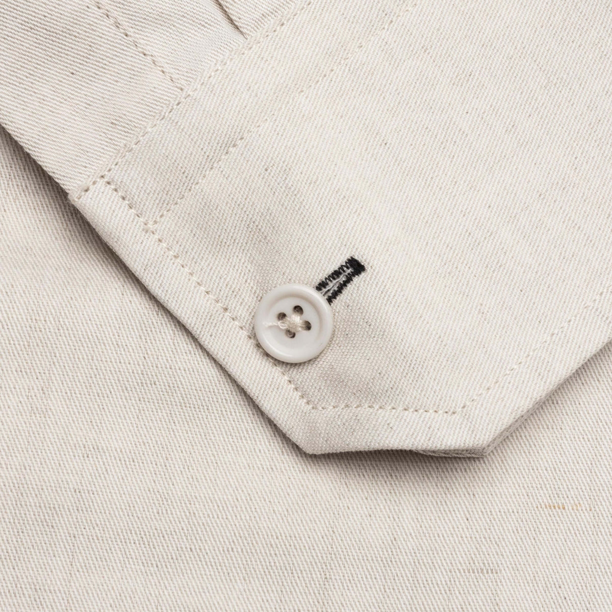Cotton-Linen Cargo Shirt - Twill/Natural