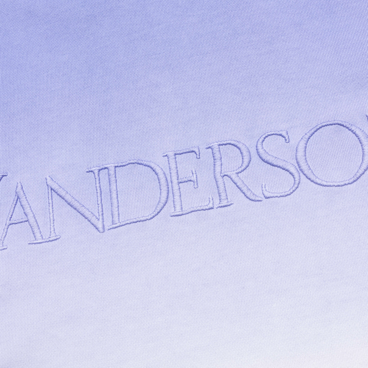 Logo Embroidery Gradient Hoodie - Lavender