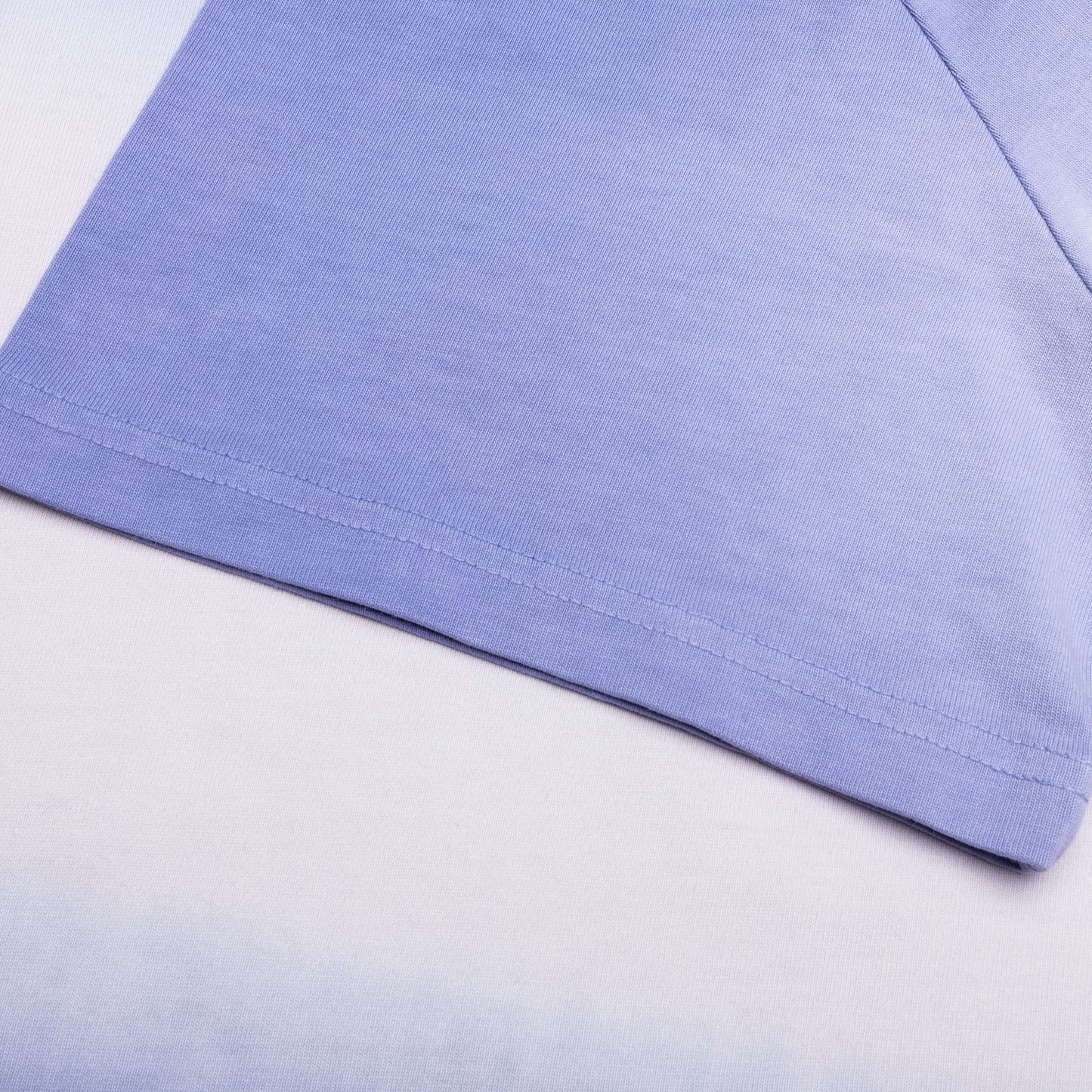 Logo Embroidery Gradient T-Shirt - Lavender