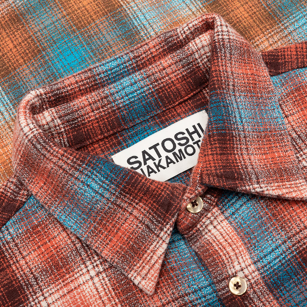 Logo Flannel - Red/Blue