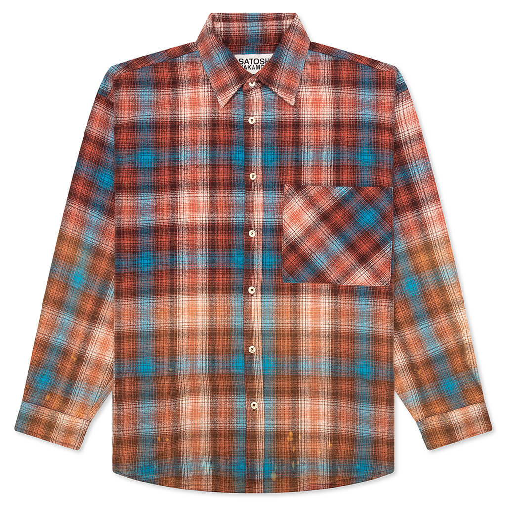 Logo Flannel - Red/Blue