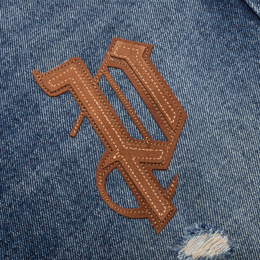 Logo Patch 5 Pockets - Blue/Golden Brown