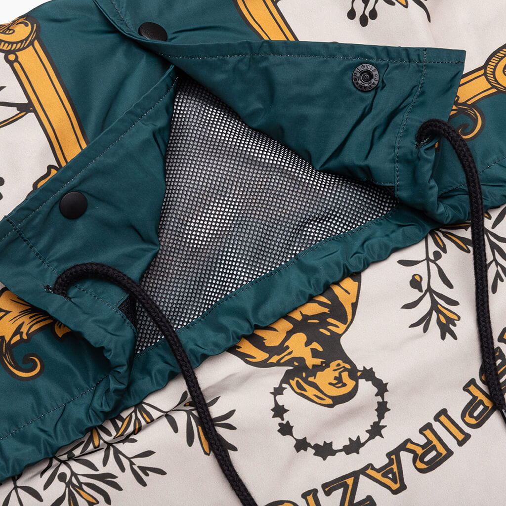 Lorenzo Coach Jacket - Dark Green