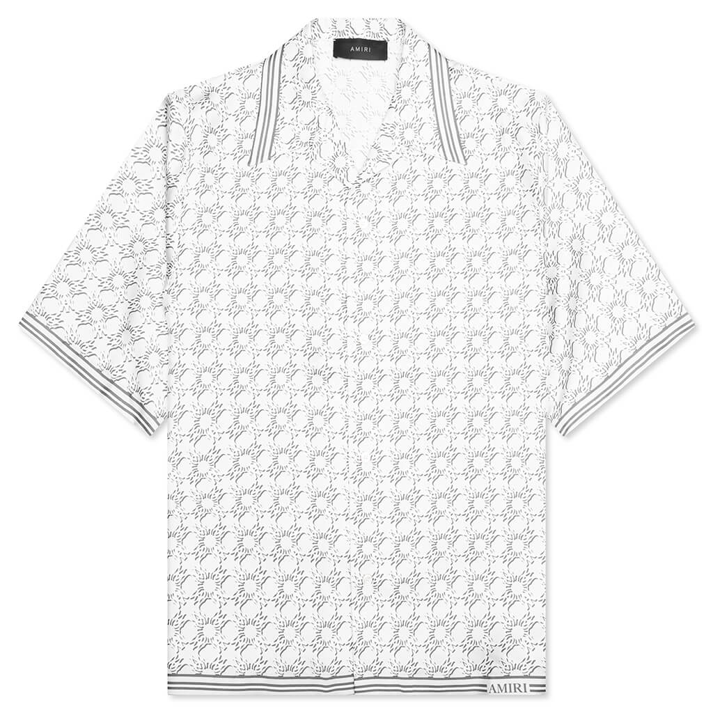 MA Quad Bowling Shirt - Asphalt