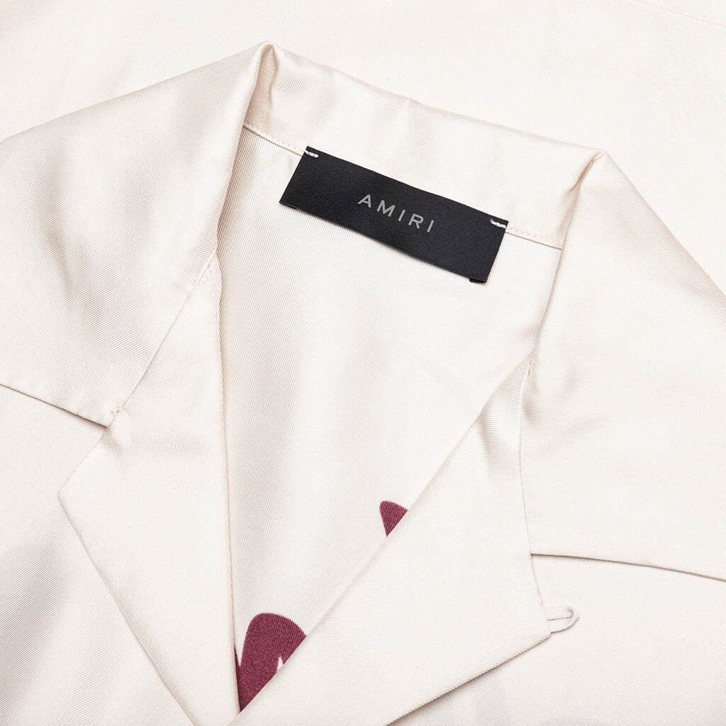 MA Swirl Bowling Shirt - Alabaster