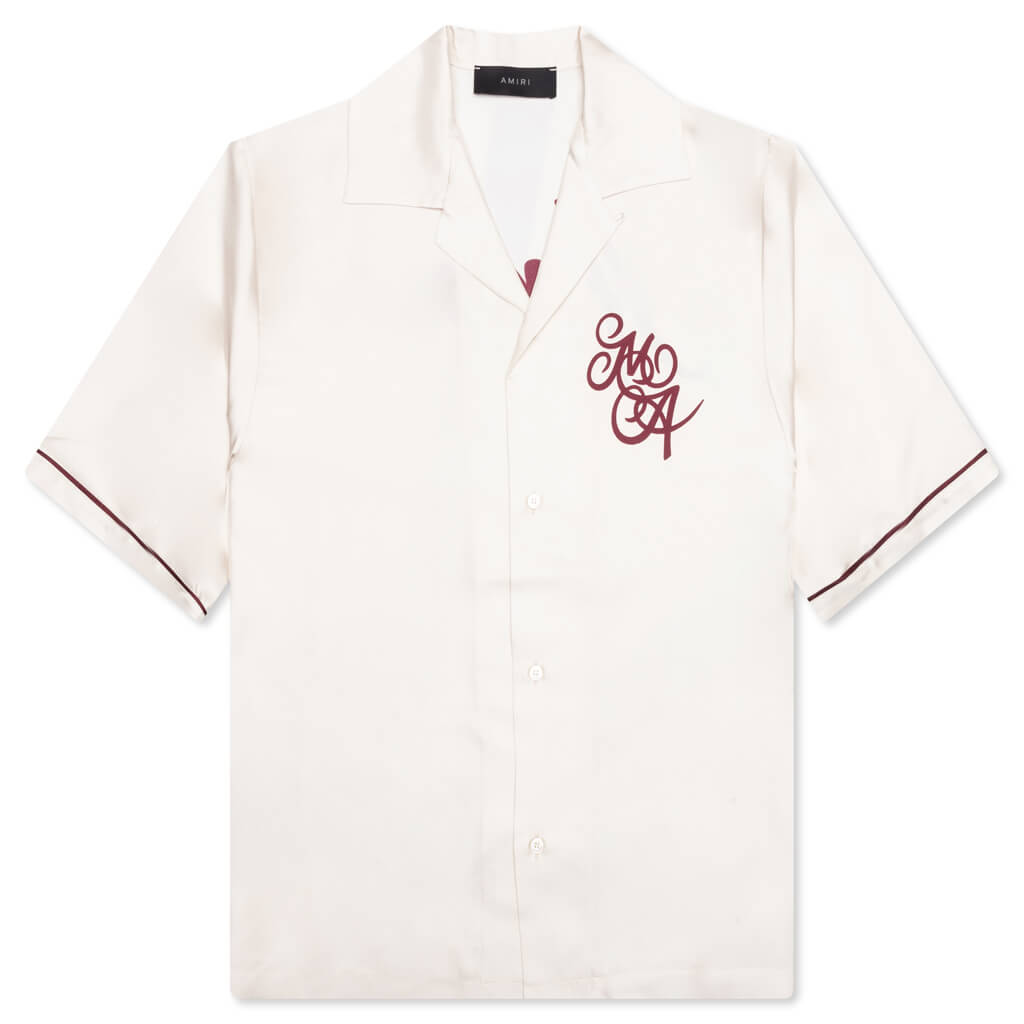 MA Swirl Bowling Shirt - Alabaster