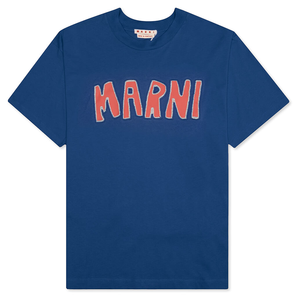 Cutout Logo T-Shirt - Ocean