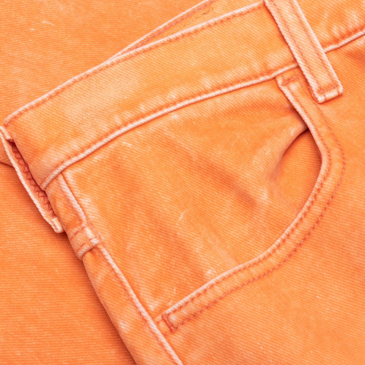 Flared 5 Pocket Trousers - Light Orange
